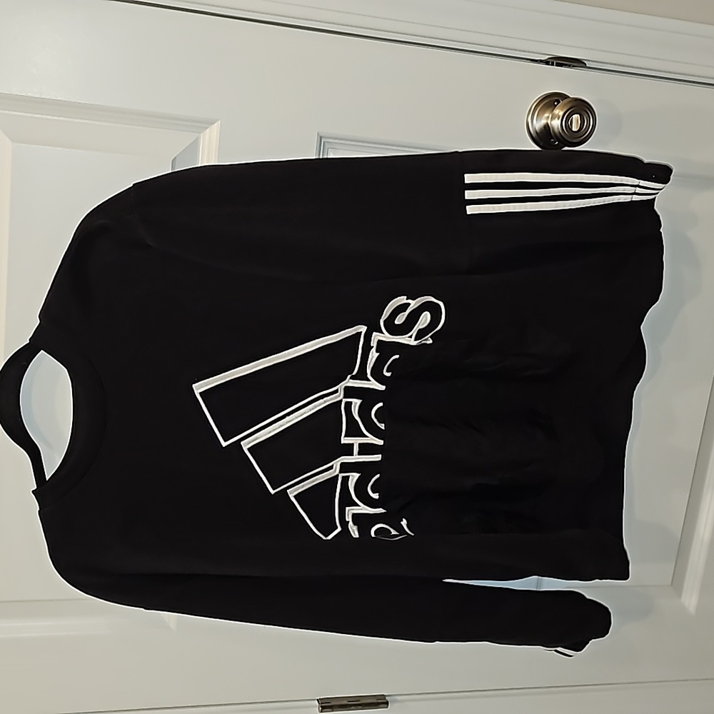 Adidas Giant Logo Polar Fleece Sweatshirt (XL)